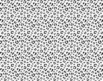 Black & White Leopard Print Water Soluble Clay Transfer Paper #BW13, Cheetah Pattern Clay Transfer Paper, Transfer Paper Clay for Earring