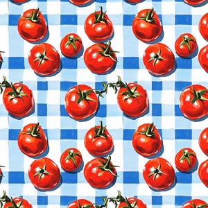 Tomaten Clay Transferpapier #FV7, Farmers Market Muster für Sommer Clay Ohrringe, wasserlösliches Transferpapier für Polymer Clay Ohrringe