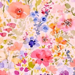 Colorful Floral Water Soluble Clay Transfer Paper #F30, Spring Clay Transfer Paper, Summer Transfer Paper, Transfer Paper for Clay Earrings