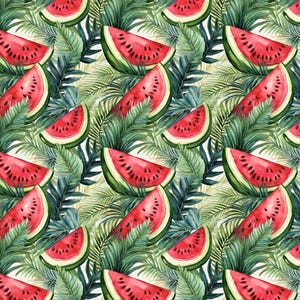 Wassermelone Clay Transferpapier #Fr3, Melonen Frucht Muster für Sommer Clay Ohrringe, wasserlösliches Transferpapier für Polymer Clay Ohrringe