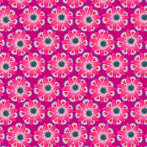 Boho Florals Clay Transfer Papier #BO2, Hot Pink Boho Muster für Sommer Ohrringe, wasserlösliches Transferpapier für Polymer Clay Ohrringe