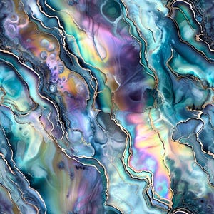 Abalone Muschel Ton Transferpapier #AS3, Muschel Muster für Sommer Strand Ohrringe, wasserlösliches Transferpapier für Polymer Clay Ohrringe