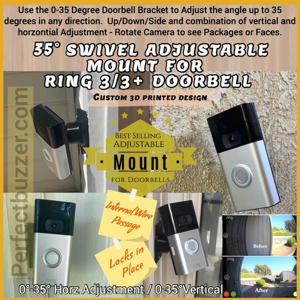 Ring Doorbell Vinyl Siding Mount Etsy