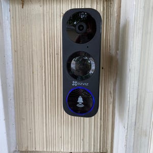 EzViz DB1 Doorbell Adjustable Swivel 15-90 degree Mount Tilting Angled Bracket. Get perfect viewing angle. Rotate Horizontal Lap Siding