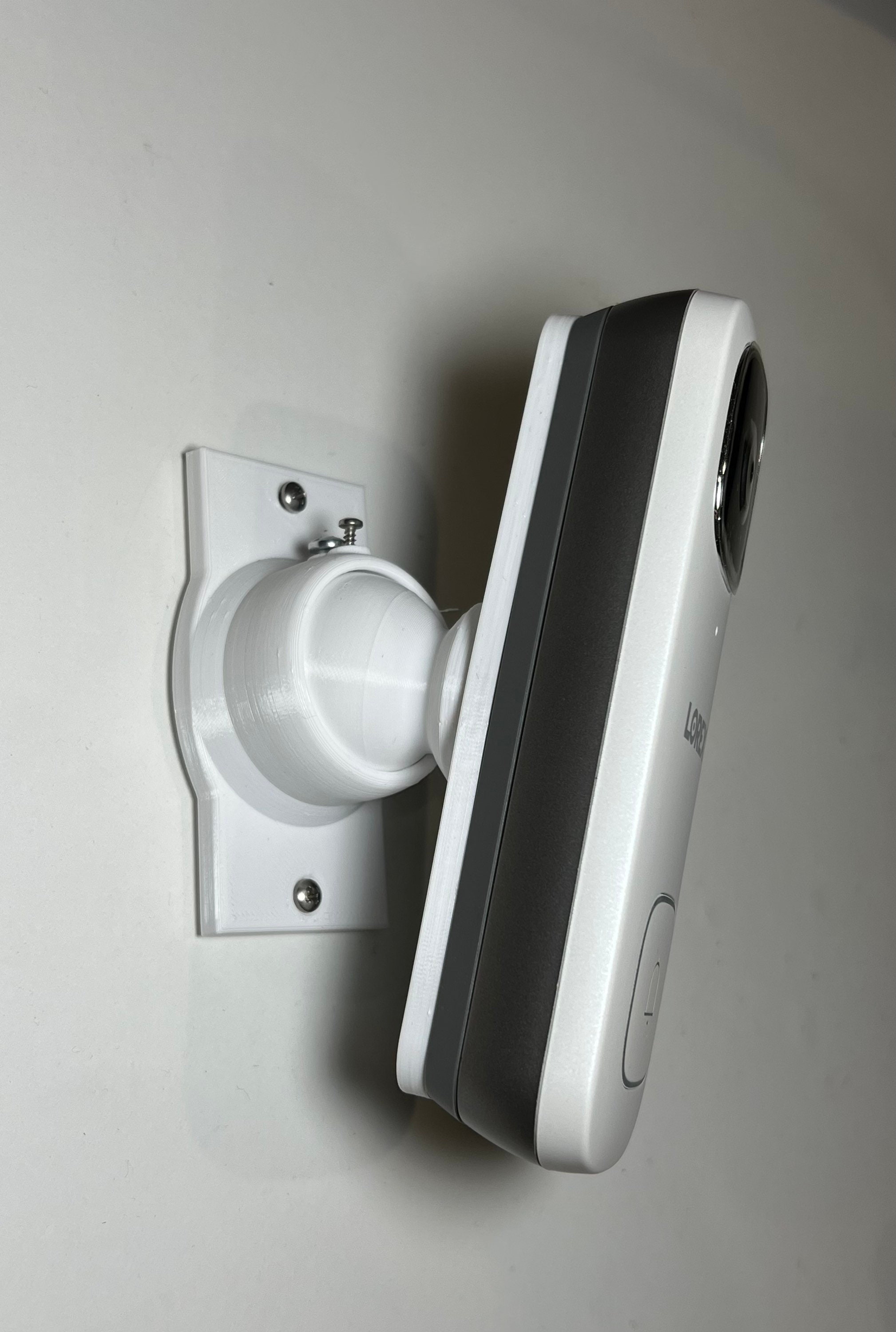 Ring Doorbell Wired 2021 90 Degree Swivel Mount Bracket Adjustable Tilt  Angle Rotate From 15deg to 90deg. Horizontal & Vertical Adjustment 