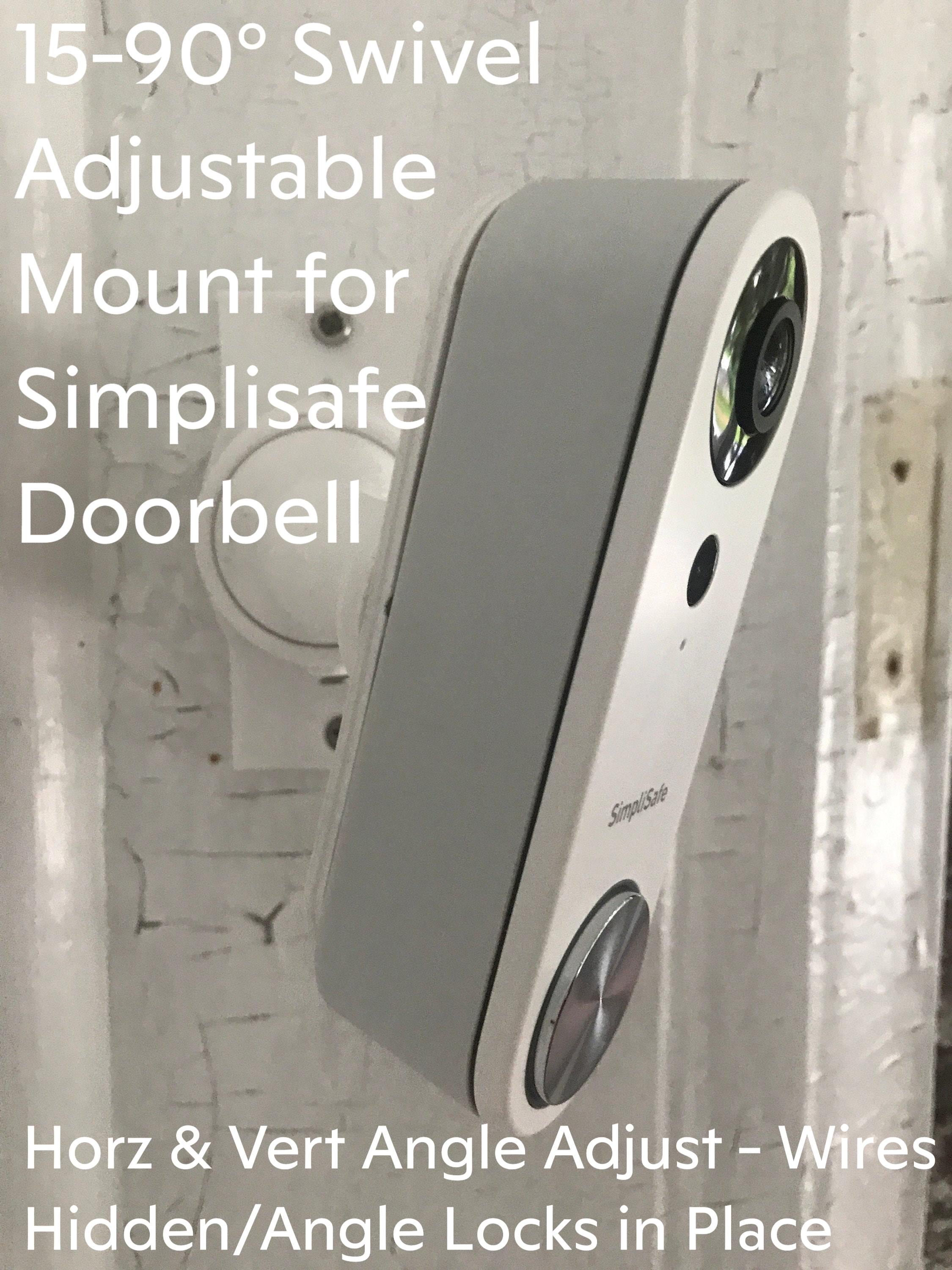 Doorbell Installation Simplisafe Doorbell Angle Power Brick
