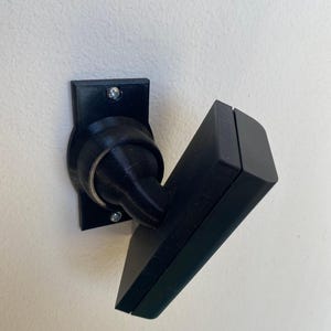 Ring Doorbell Wired 2021- 90 degree Swivel Mount Bracket Adjustable Tilt Angle Rotate from 15deg to 90deg. Horizontal & Vertical Adjustment