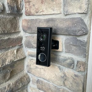 Eufy Doorbell 90 degree Swivel Mount Adjustable Tilting Bracket.  For Eufy Wired / Eufy Wireless. for Perpendicular Side Wall installation