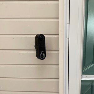 Arlo Doorbell Adjustable Mount angle 0-35 degree Swivel Bracket  Rotate Lock in place- Mount Anywhere-Up/Down/Left/Right Horizontal siding