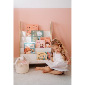 MINI Bibliothèque Montessori et rangement de jouets, meubles pour enfants, cadeau parfait pour bébé