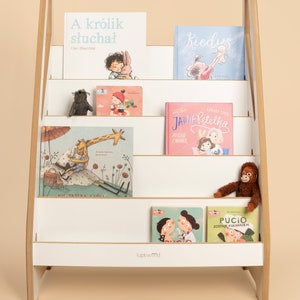 MINI Montessori boekenplank en speelgoedopslag, kindermeubilair, perfect babycadeau afbeelding 5