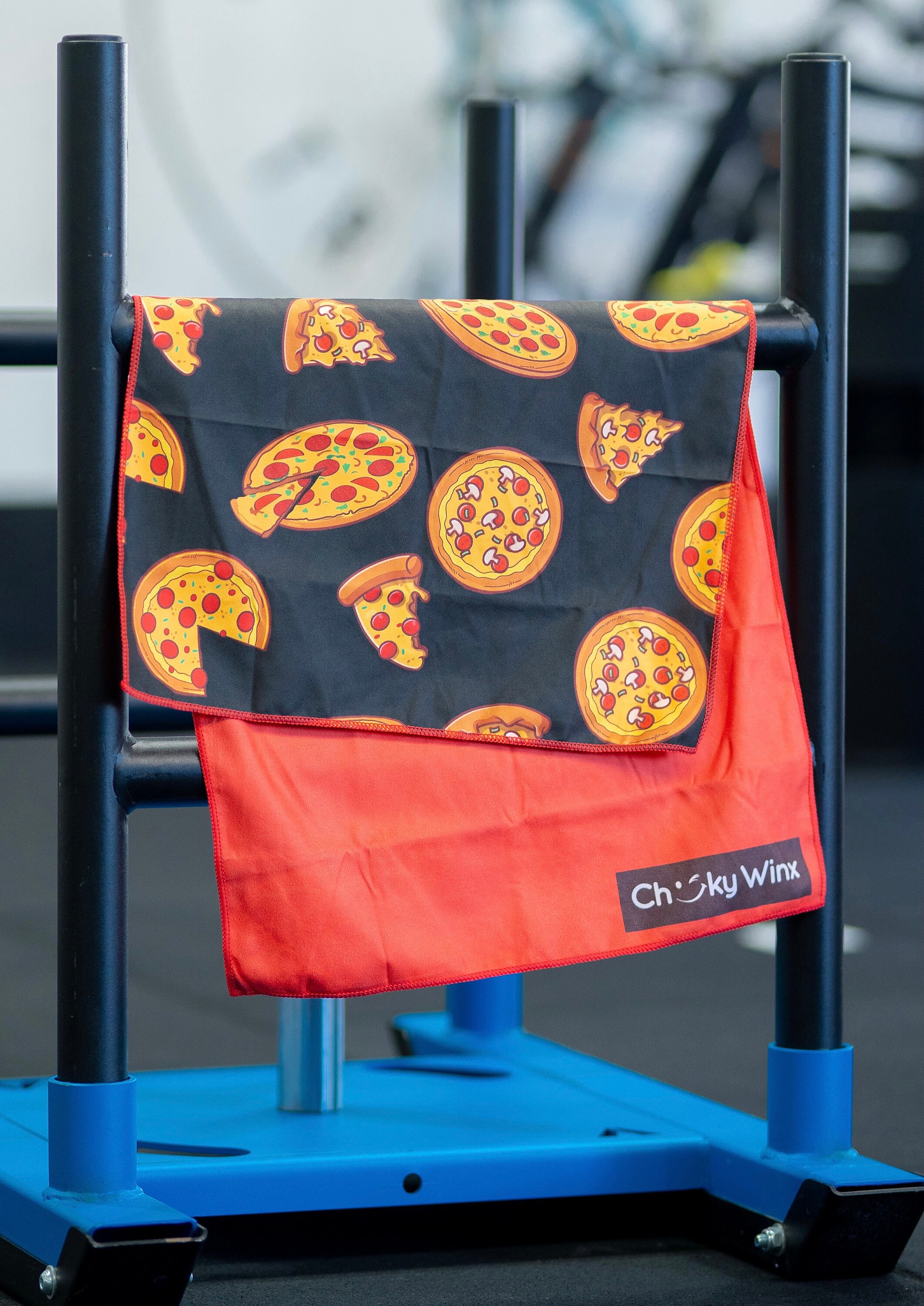 Pizza Funky Gym Towel Sports Towel Yoga Pilates Workout Towel Quick Dry  Absorbent Microfibre Sport Towel Red Italian Italy Black -  Australia