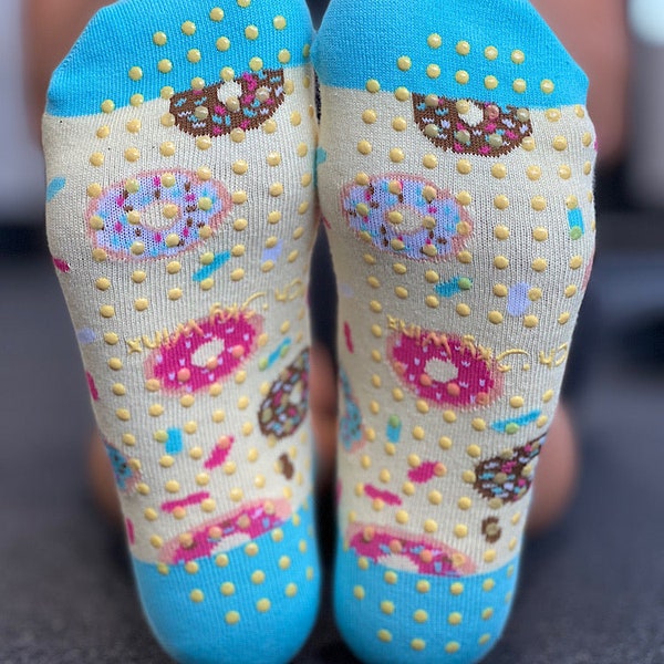 Grip Socks | Donut Socks | Yoga | Pilates | Sports Socks | Non-Slip Socks | Hospital Socks | Funky Socks