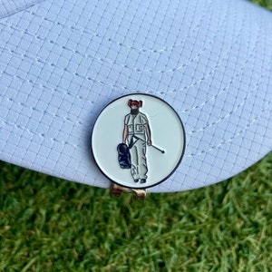 Marcador de bola de golf Funky / Happy Gilmore Golf Token / Deporte / Regalo de cumpleaños / Papá Presente / Regalo de golf de golfista