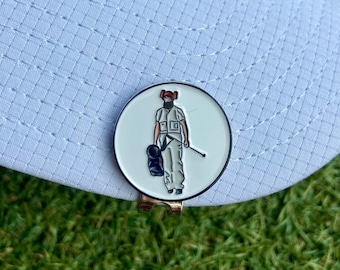 Marqueur de balle de golf funky | Joyeux Gilmore Golf Token | Sport | Cadeau d’anniversaire | Papa présent | Cadeau Golf Golfeur