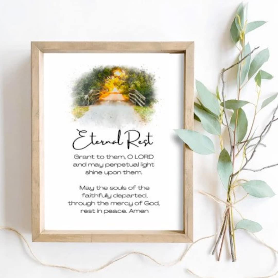 Eternal Rest Prayer - Etsy