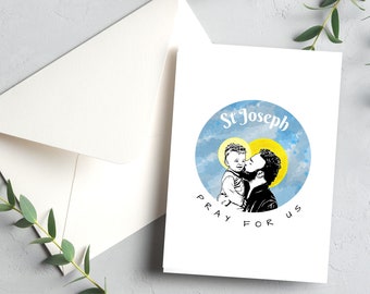 5 pack St Joseph cards with envelopes