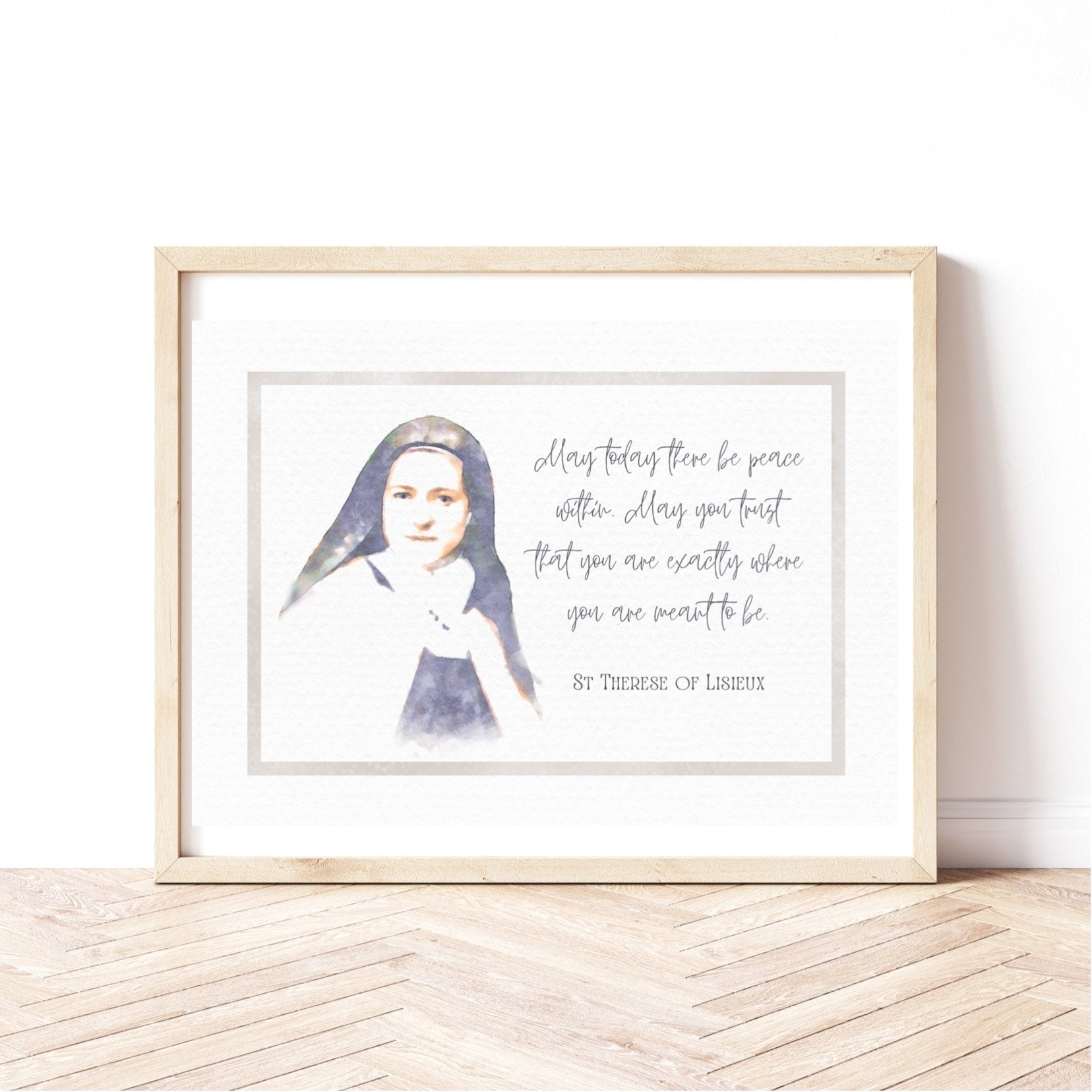 Prints Digital Prints Art & Collectibles St Peace Quote Confirmation