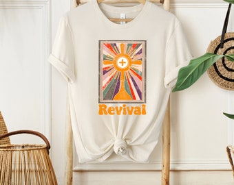 Boho Eucharistic Revival T-shirt | Catholic Graphic Tee | Holy Communion Apparel | Jesus Shirt | Body of Christ Clothing
