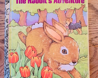 Vintage A Little Book The Rabbit’s Adventure Betty Ren Wright 19777/1980
