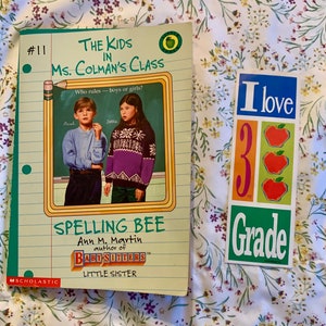Vintage The Kid’s in Ms. Colman’s Class Spelling Bee Ann Martin 90s w/bookmark Little Apple Book Scholastic Paperback