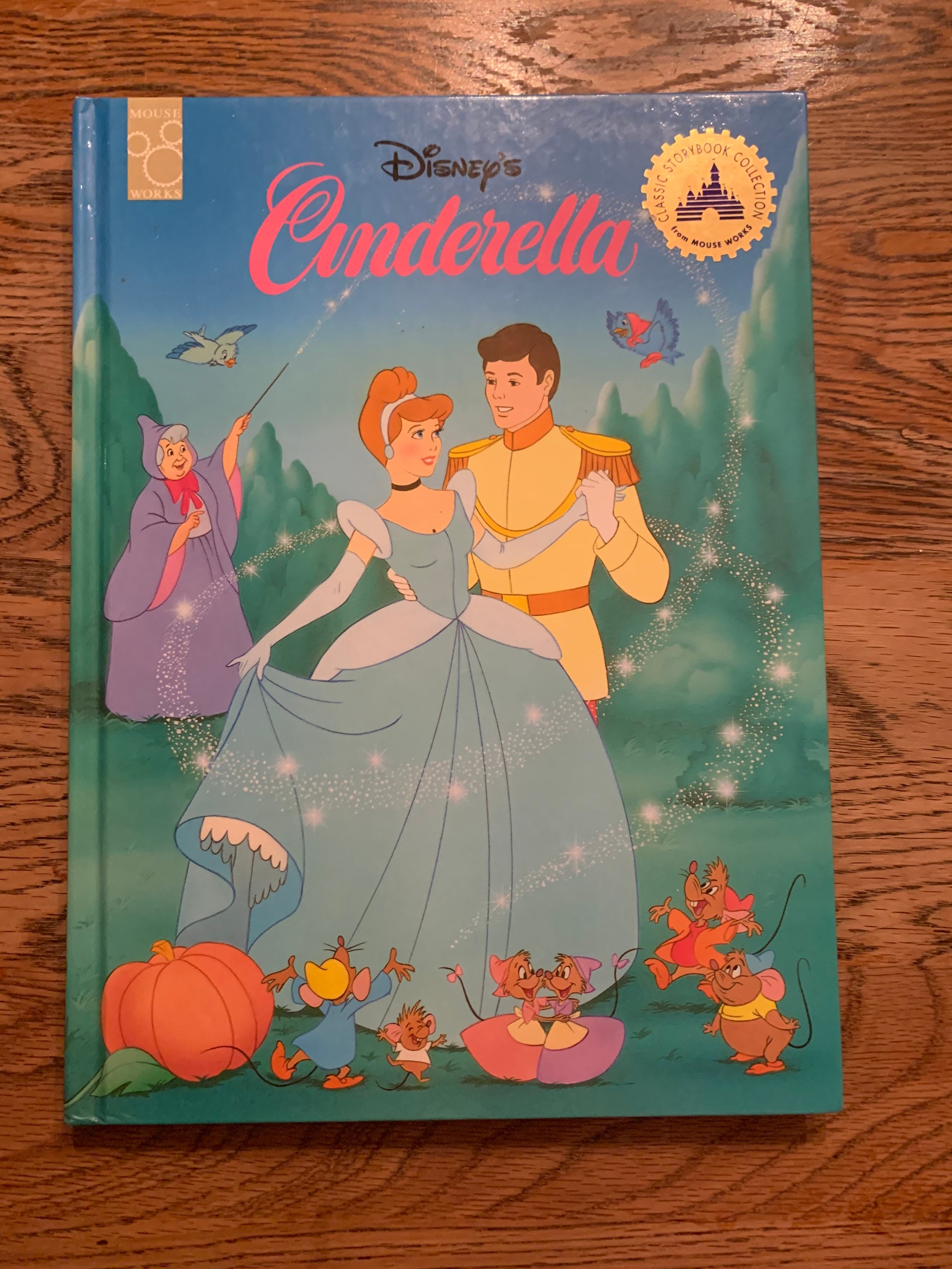 Vintage Mouse Works Disneys Cinderella Classic Storybook - Etsy