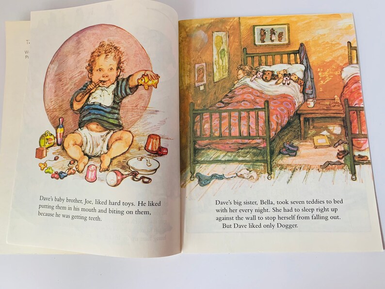 Dogger, vintage 90s softcover childrens book, written and illustrated by Shirley Hughes image 5