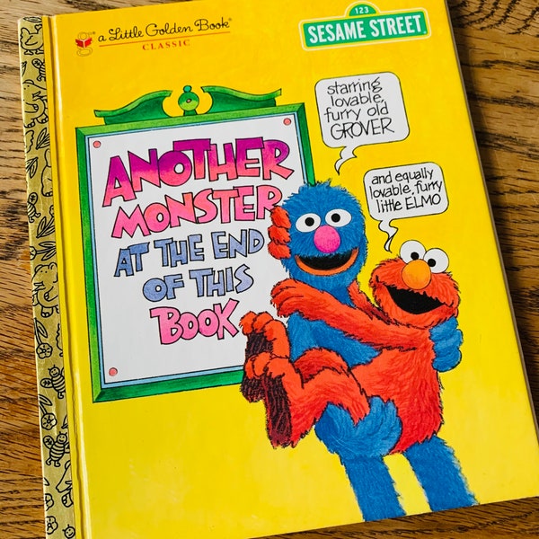 Sesame Street the Monster at the End Book - Etsy