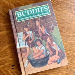 Buddies by Barbara Park 1985 Middle School Nostalgia HC vintage kids book