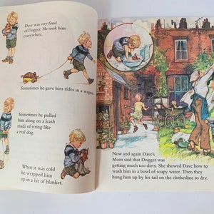 Dogger, vintage 90s softcover childrens book, written and illustrated by Shirley Hughes image 7