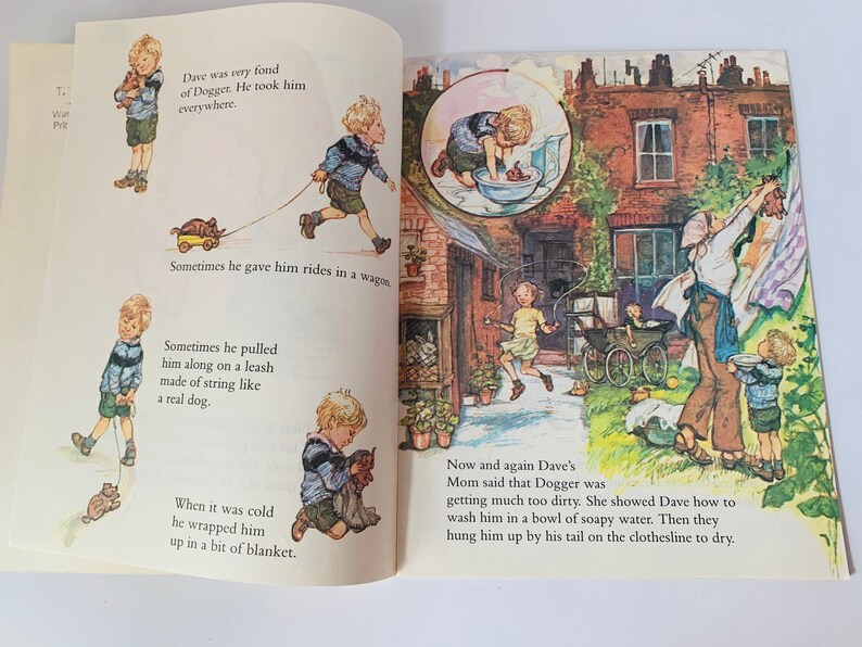 Dogger, vintage 90s softcover childrens book, written and illustrated by Shirley Hughes image 7