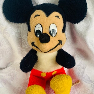 Vintage California Stuffed Toys Disney Characters Mickey Mouse plush