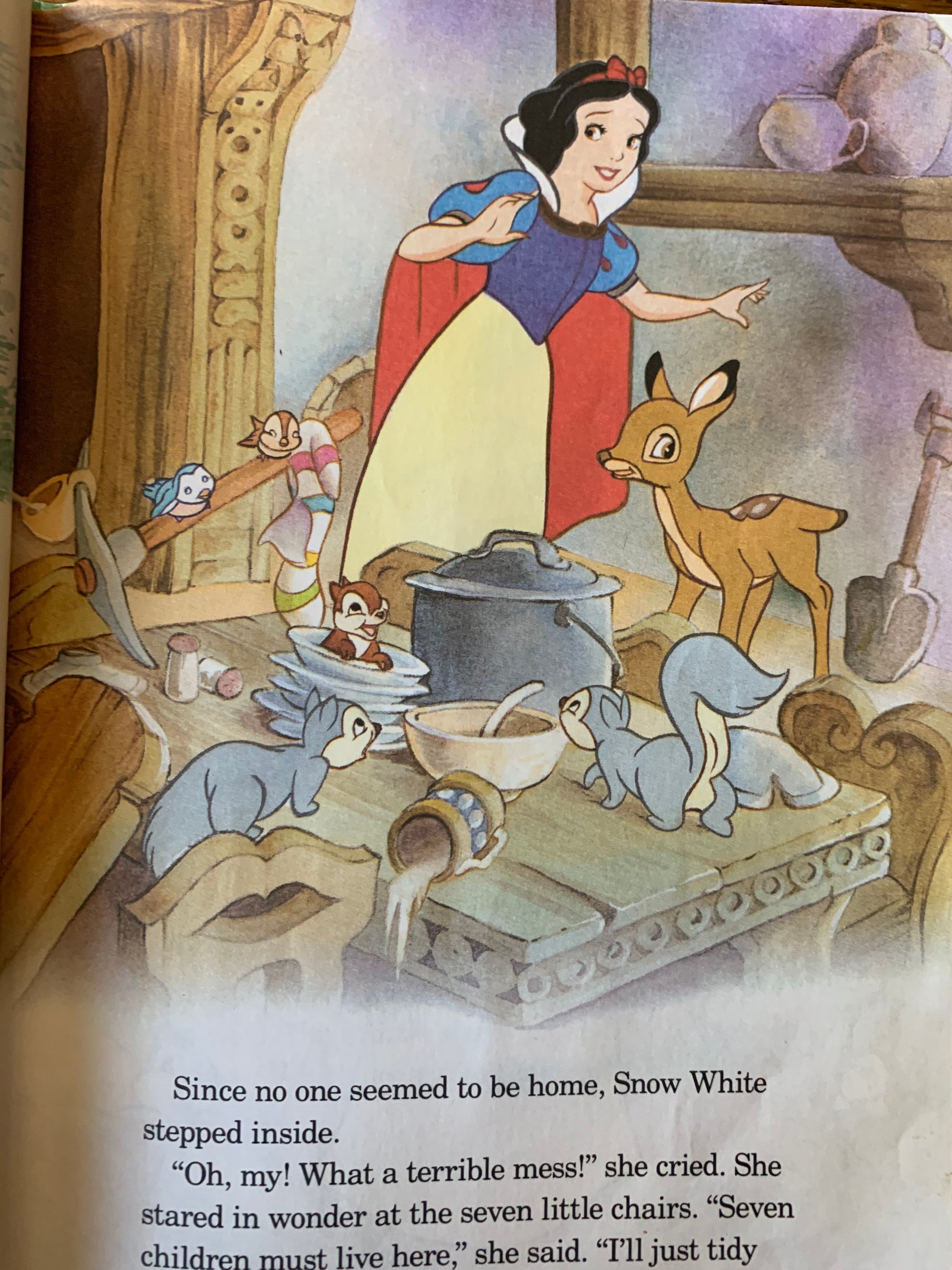 Vintage Walt Disney's Snow White and the Seven Dwarfs First