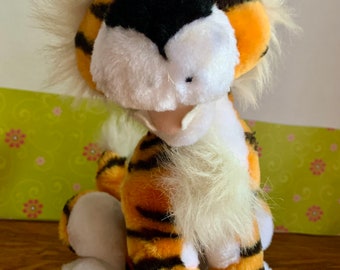 Vintage Play by Play Toys & Novelties Tiger Plush 11” Stuffed
