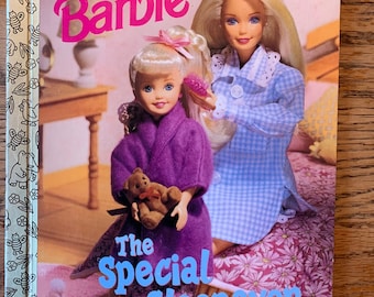 A Little Golden Book Barbie The Special Sleepover copyright 1999 Francis  Hughes