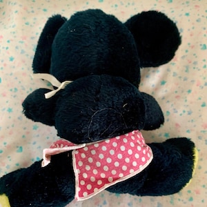 Vintage Walt Disney Minnie Mouse Plush 9” Shredded Clippings Nutshells image 4