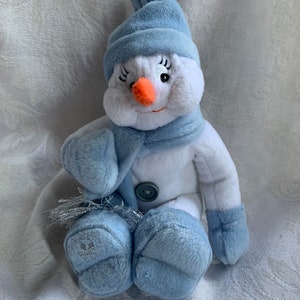 Vintage JLI Snowman plush 6” 1994 production