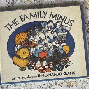 Vintage The Family Minus Fernando Krahn 1977 Parents Magazine Weekly Reader HC