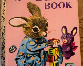 Vtg A Little Golden Book The Bunny Book by Patsy Scarry pictures by Richard Scarry 11th printing 1982 Western Publishing Co