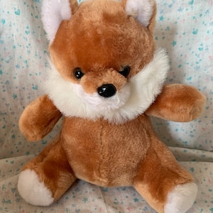 Vintage Steven Smith Fox Plush 9” 80s Stuffed Animal Made In Korea