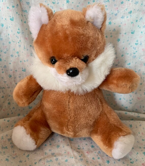Vintage Steven Smith Fox Plush 9” 80s Stuffed Animal Made in Korea