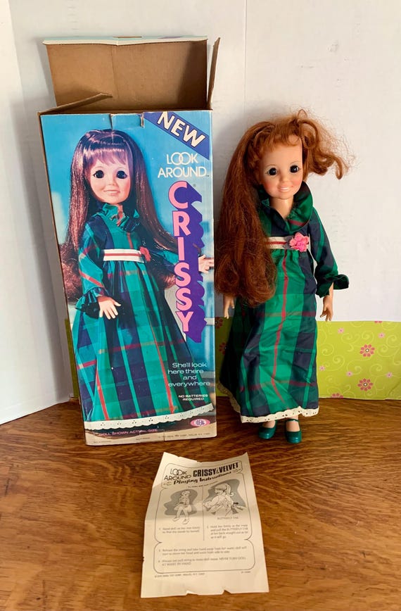 Vtg Ideal Look Around Crissy Doll 1972 W box Directions Nostalgia 70s Etsy