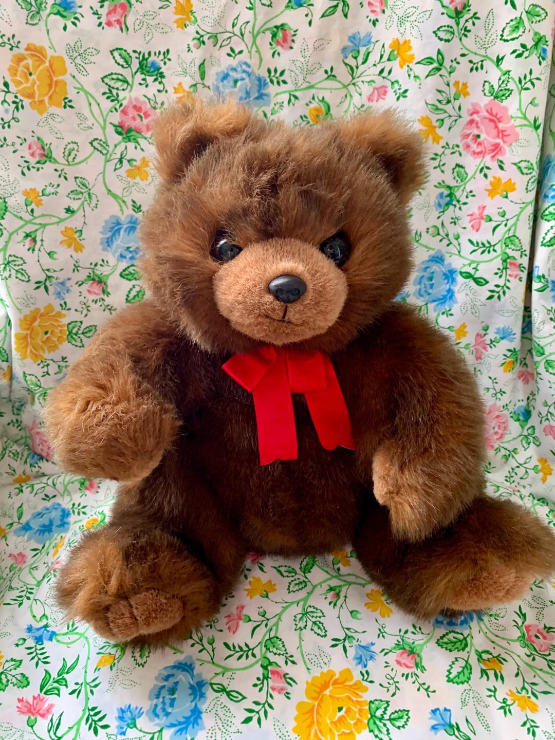Vintage 1990 Ty MCGEE 12" Plush Teddy Bear Stuffed Animal Lovey - Etsy