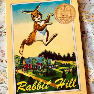 Vintage Rabbit Hill Paperback Robert Lawson Troll Associates 1944/1972 Caldecott Award chapter book