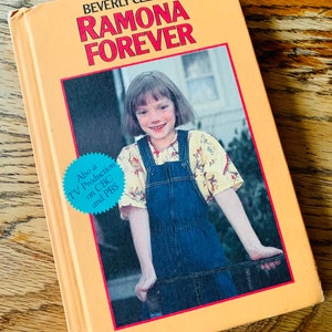 Ramona Forever hardcover vintage 80s chapter book Beverly Cleary Weekly Reader Book Club