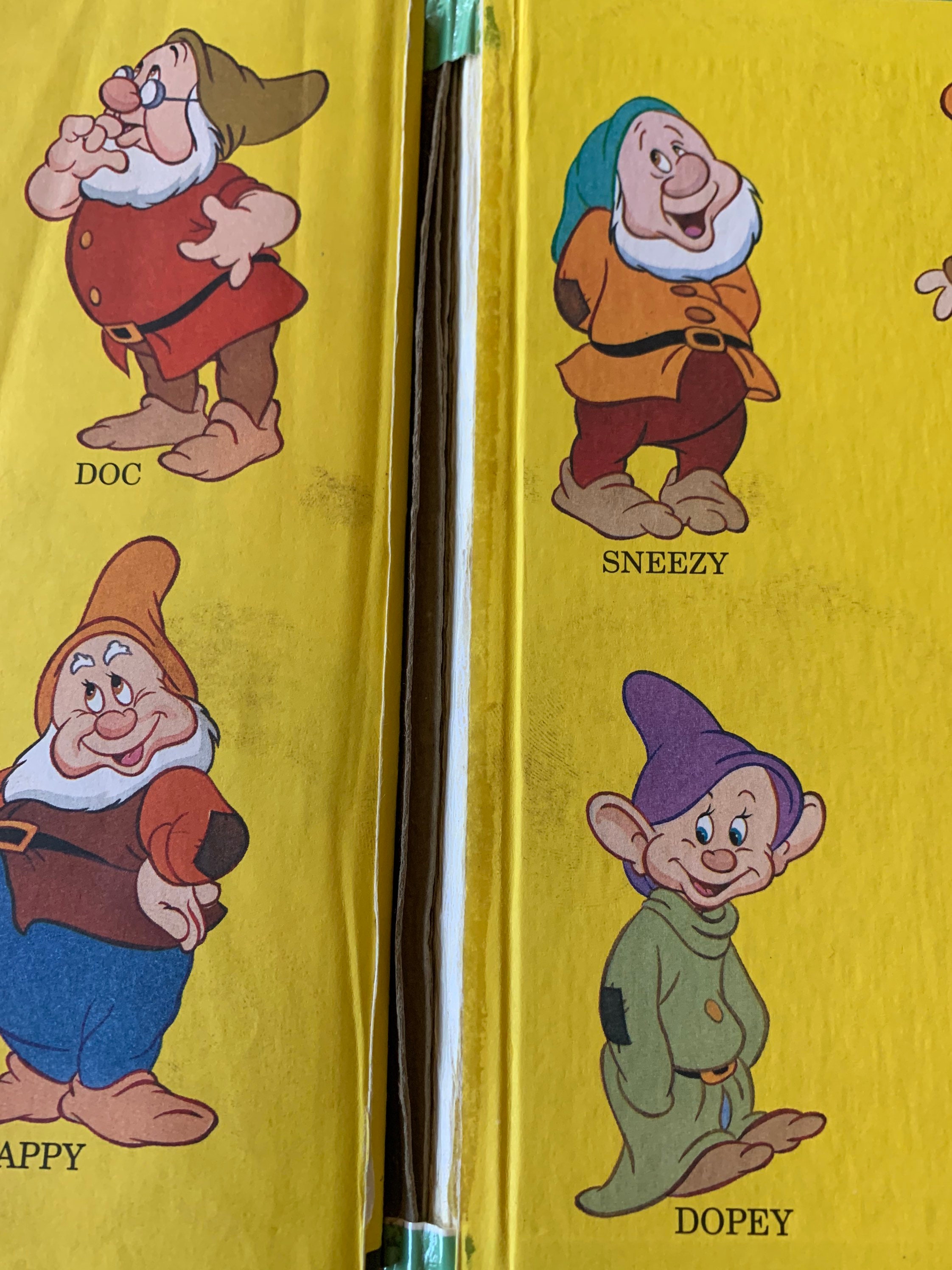 Vintage Walt Disney’s Snow White and the Seven Dwarfs First American ...