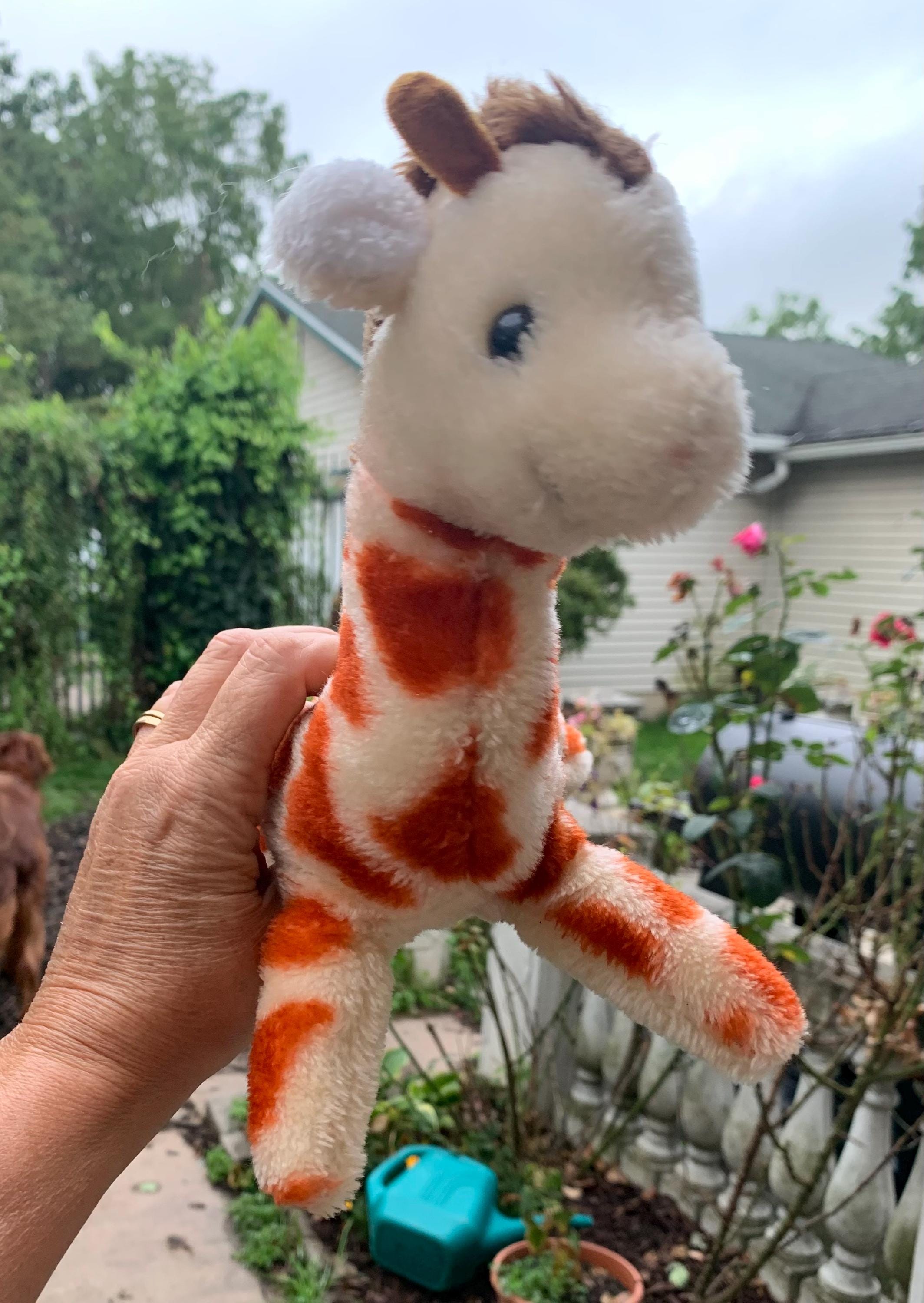 Vintage Plush Giraffe - Etsy