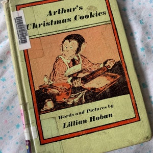 Vintage Arthur’s Christmas Cookies HC Lillian Hoban 1972 Harper & Row Ex Library Kids Book 1st Edition