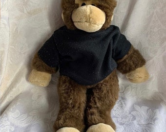 Vintage Build a Bear Monkey chimpanzee plush Stuffed Animal 18”