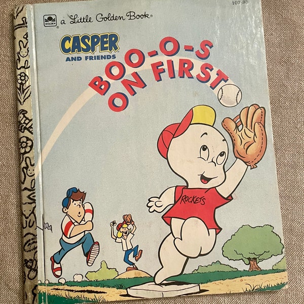 Casper and Friends Boo-O-S On First Book Vintage A Golden Book 1992